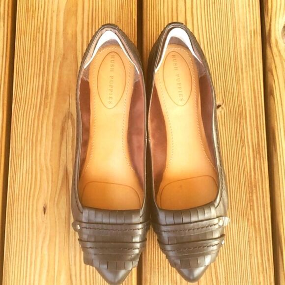 Hush Puppy women's black flats size 6.5 - Picture 4 of 8